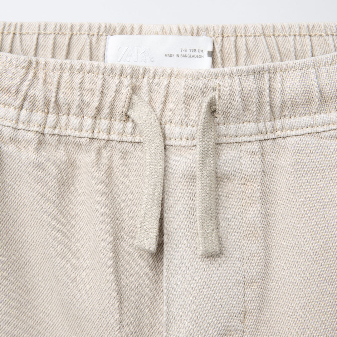 Moudda ZARA - Pantalon - Élastiques, Serge Fluide & Coton/Tencel - Tunisie 3