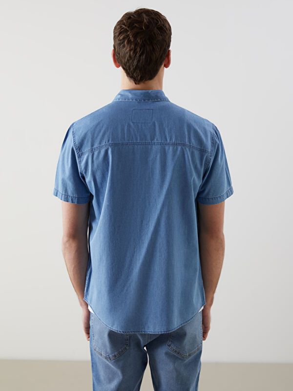 Moudda LC Waikiki - Chemise en jean manches courtes pour Homme - Tunisie 4