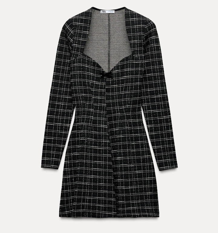 Moudda ZARA - Robe Skater - Jacquard & Encolure Cœur - Tunisie 1