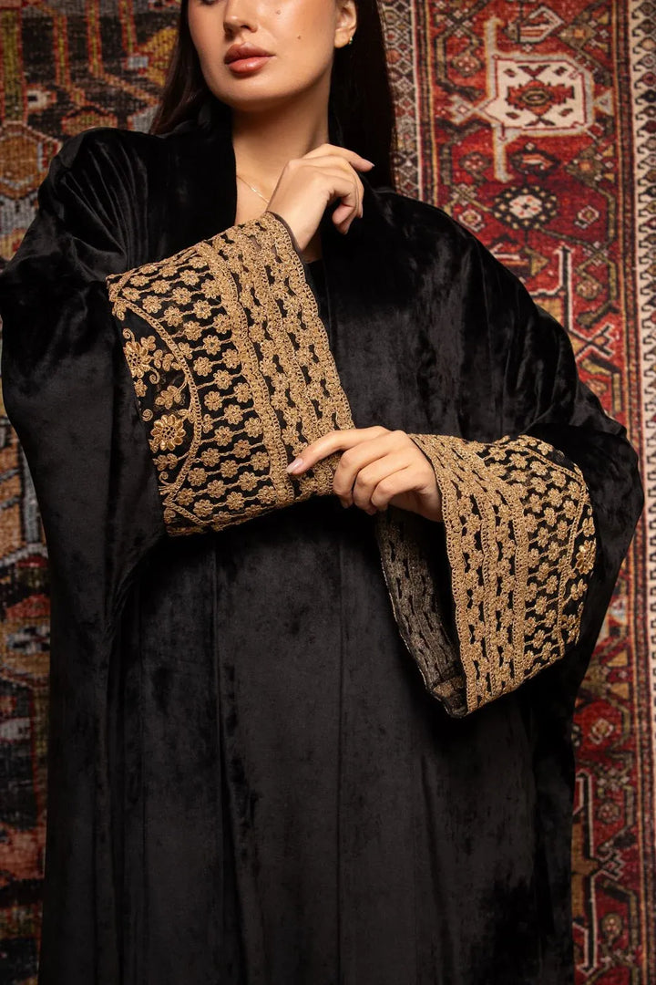 Moudda Tresors De Mimi - Kimono Nouran Noir - Tunisie 1