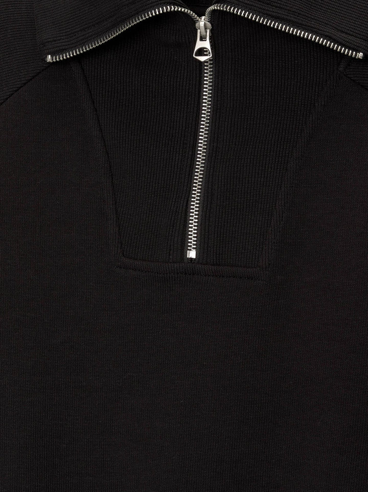 Moudda PULL & BEAR - Sweat Demi-Fermeture Détail Col Black Label - Tunisie 7