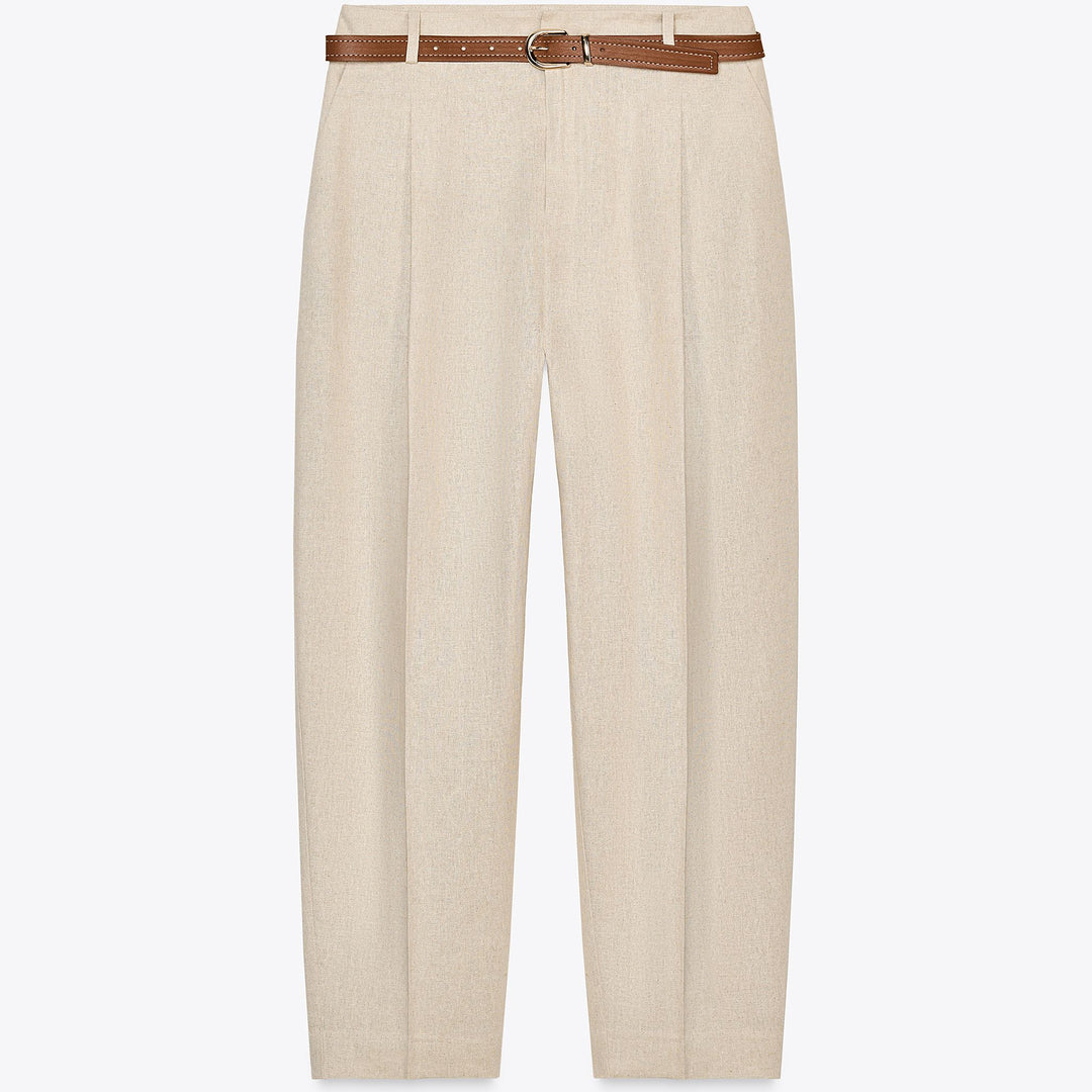 Moudda ZARA - Pantalon Lin - Plis & Ceinture - Tunisie 1