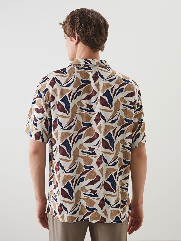 Moudda LC Waikiki - Chemise imprimée manches courtes en tissu tissé pour Homme - Tunisie 4