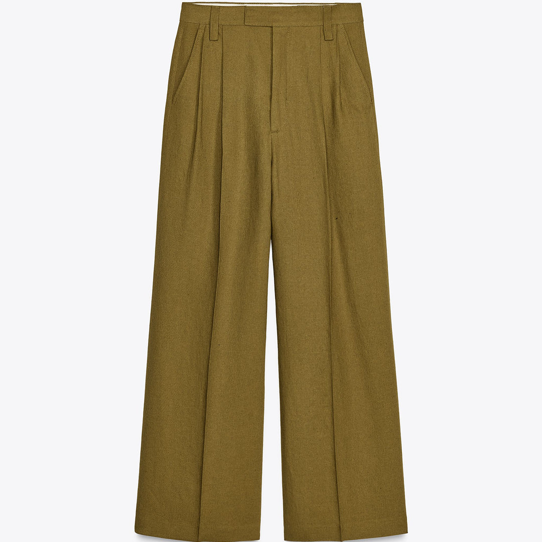 Moudda ZARA - Pantalon - Pinces & Ceinture Croisée - Tunisie 1
