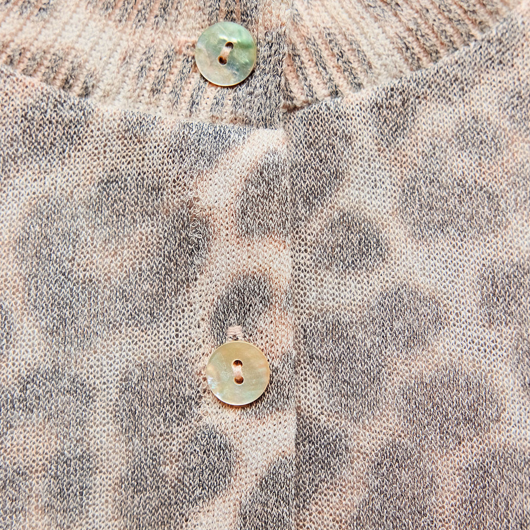 Moudda ZARA - Gilet col droit qualité fine imprimé léopard - Tunisie 3