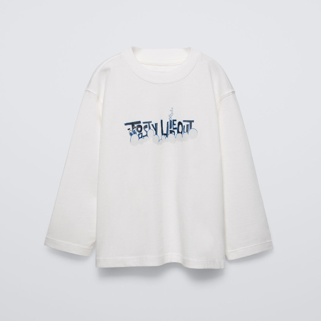 Moudda ZARA - T-shirt manches longues graphiques devant prix - Tunisie 2