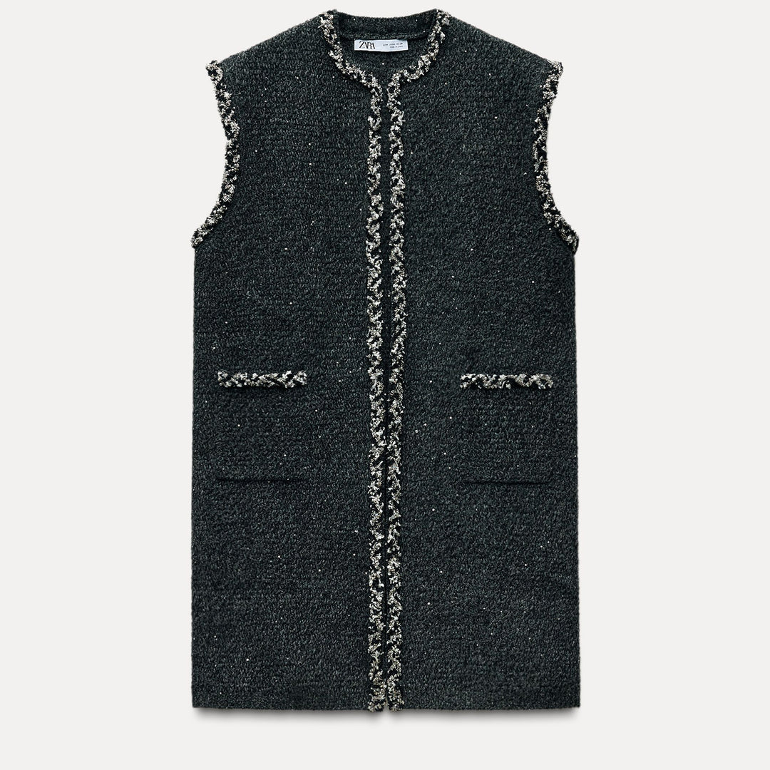 Moudda ZARA - Gilet long fil fantaisie - Tunisie 2