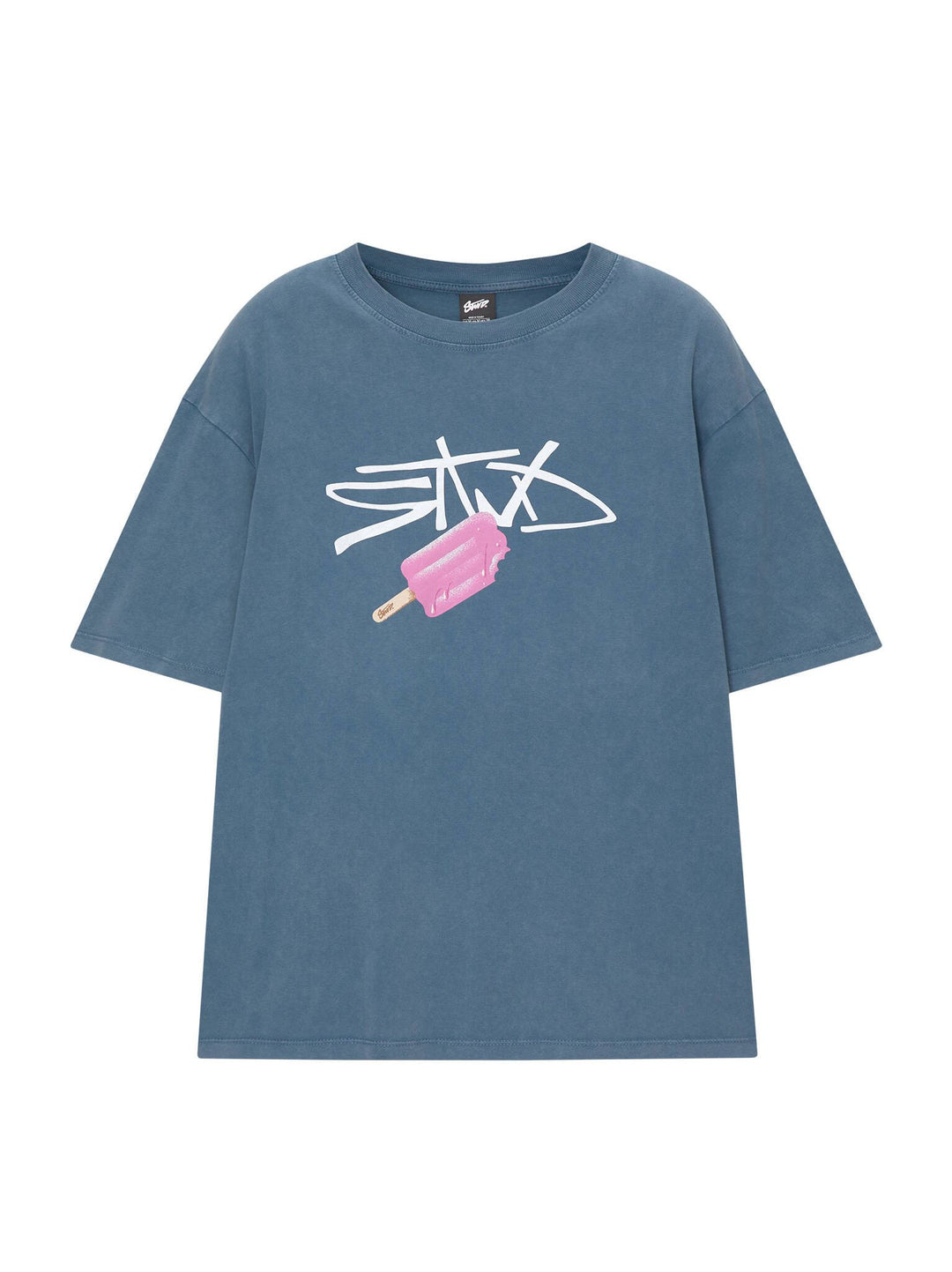Moudda PULL & BEAR - T-Shirt Lavé Logo STWD Glace - Tunisie 1