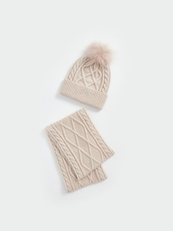 Moudda LC Waikiki - Pack Tricot  Écharpe/Bonnet pour Filles - Tunisie 1