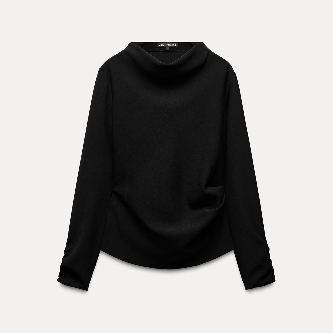Moudda ZARA - Top froncé manches longues - Tunisie 1