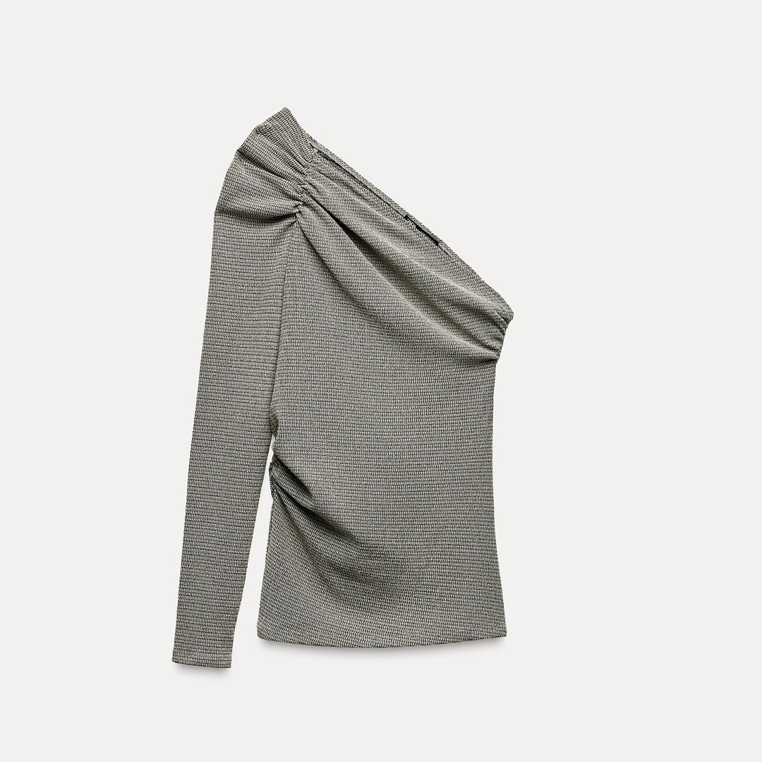 Moudda ZARA - Top Asymétrique Texturé - Tunisie 2