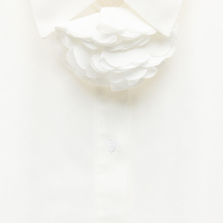 Moudda ZARA - Chemise popeline manches longues détail fleur - Tunisie 3