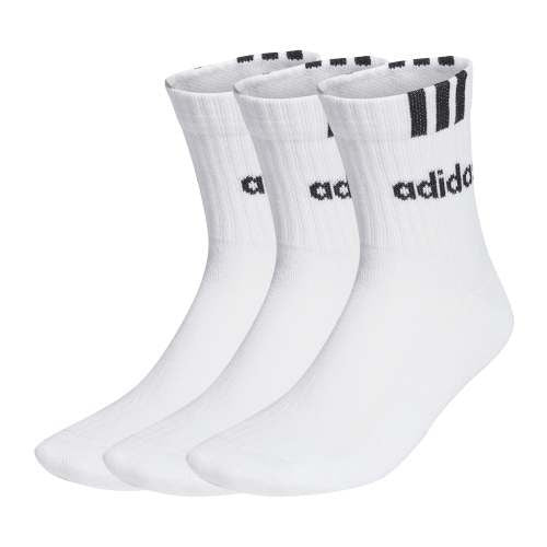 Moudda Adidas - Chaussettes mi-mollet matelassées 3-Stripes Linear (lot de 3 paires) - Tunisie 1