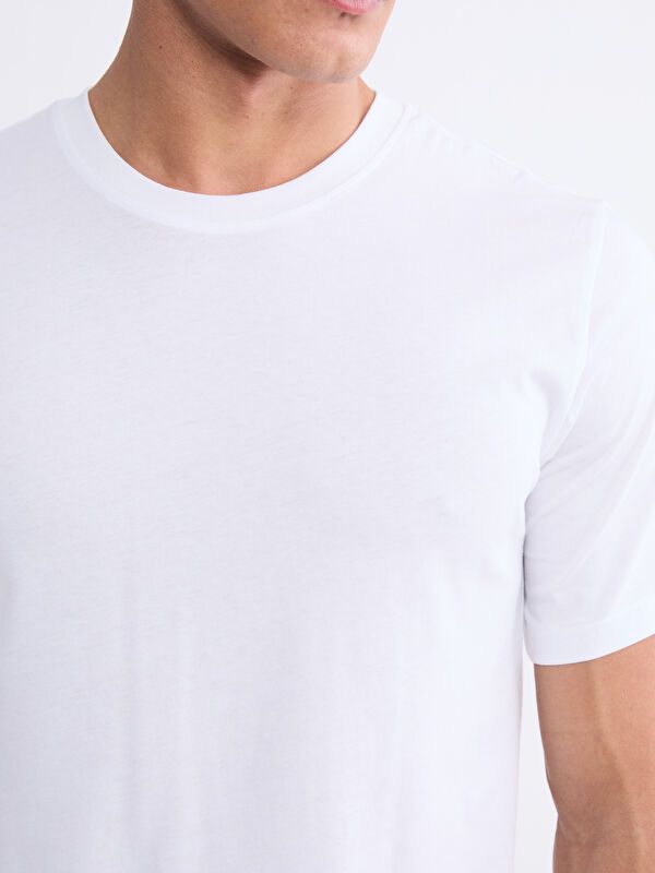 Moudda LC Waikiki - T-shirt basique col rond manches courtes en jersey pour Homme - Tunisie 3