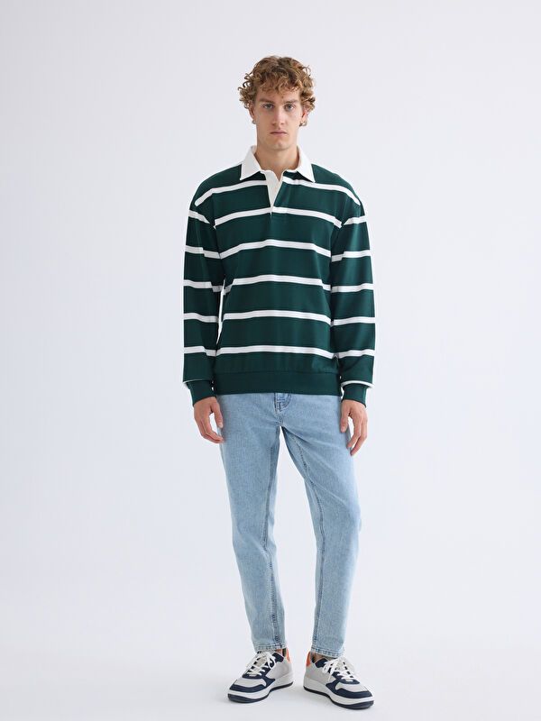 Moudda LC Waikiki - Sweatshirt en jersey Homme Vert foncé - Tunisie 2