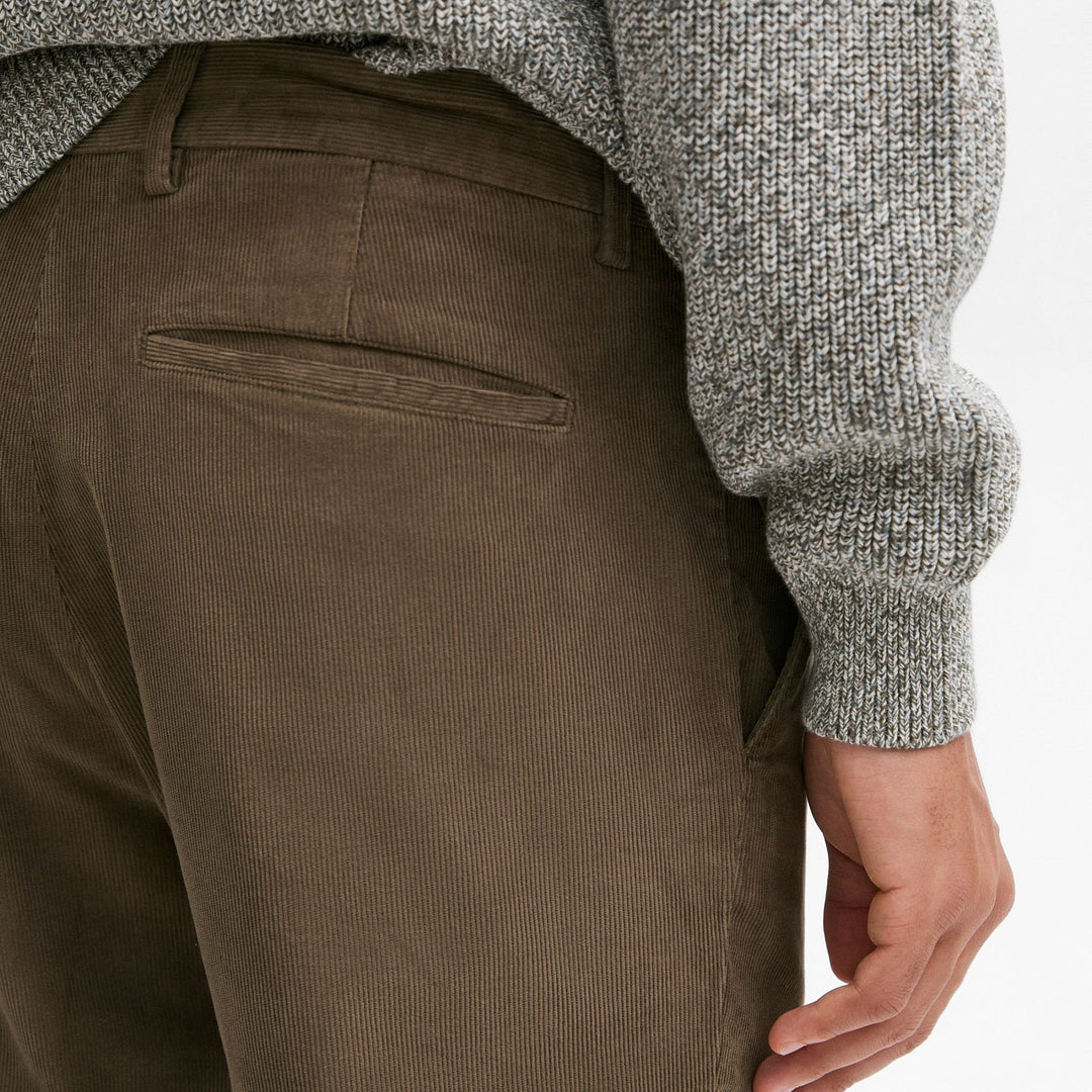 Moudda Massimo Dutti - Pantalon chino velours côtelé couleurs coupe slim - Tunisie 3