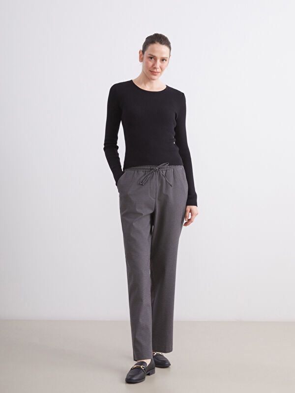 Moudda LC Waikiki - Pantalon tissé basique cv mi-long pour Femmes - Tunisie 1