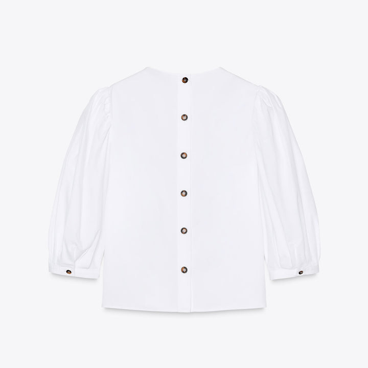 Moudda ZARA - Chemise Popeline - Pinces & Manches Bouffantes - Tunisie 2