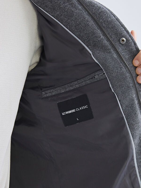 Moudda LC Waikiki - Manteau lourd Homme Mélan anthracite - Tunisie 4