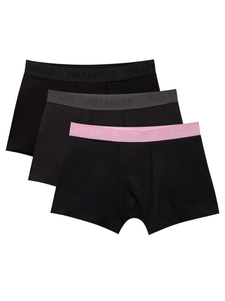 Moudda PULL & BEAR - Pack Boxer - Logo Medium Noir - Tunisie 1