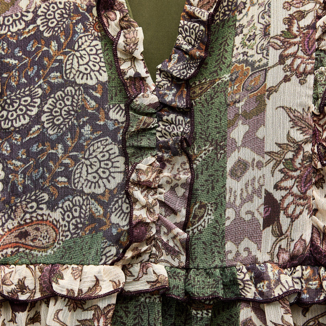 Moudda ZARA - Robe courte imprimée patchwork - Tunisie 3