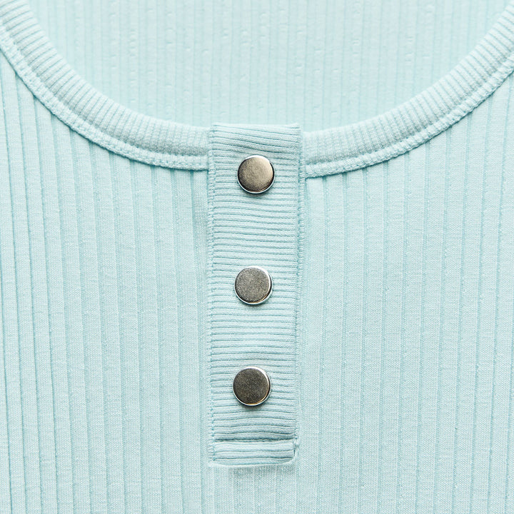 Moudda ZARA - Body Côtelé Manches Courtes à Pressions - Tunisie 3