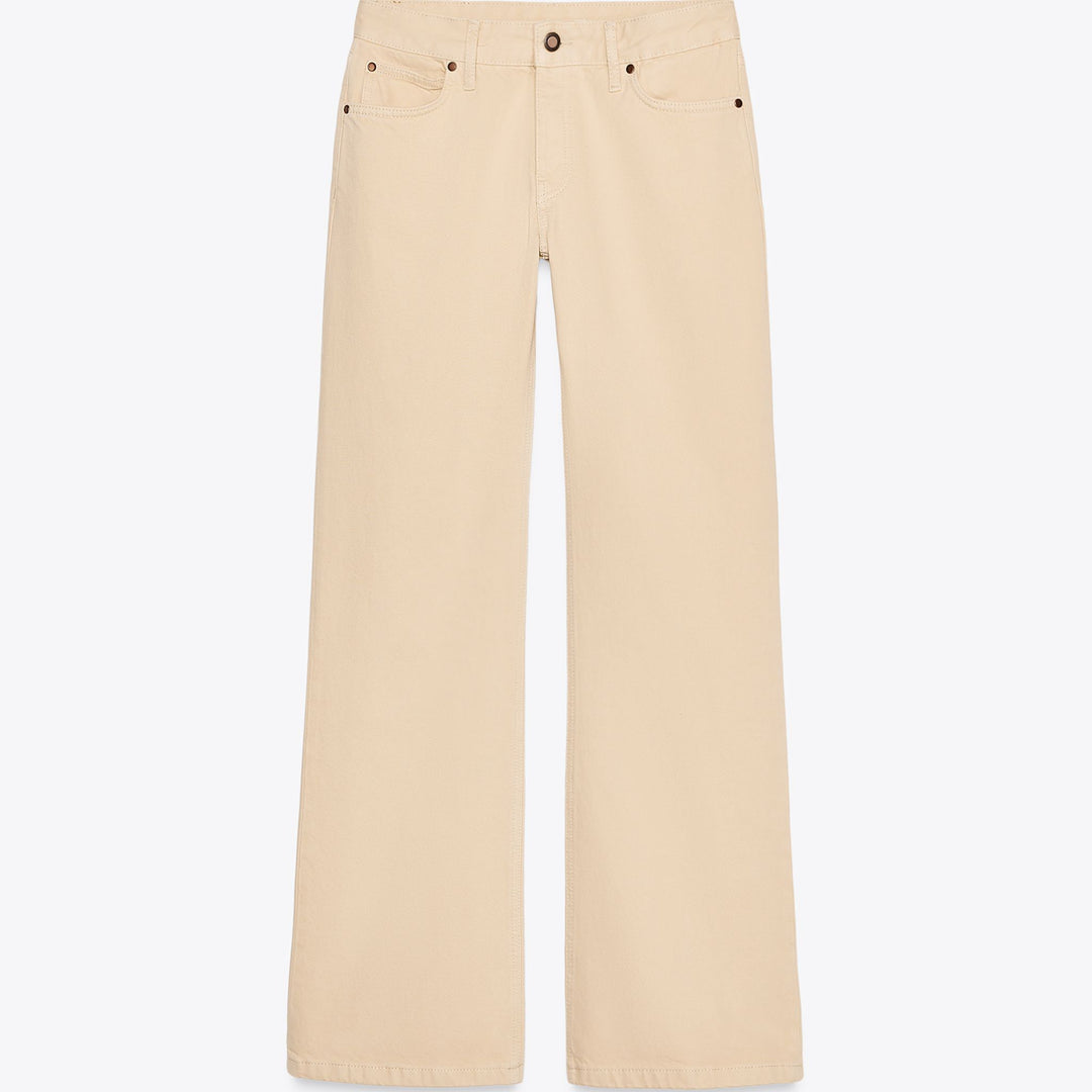 Moudda ZARA - Pantalon Bootcut - Taille Basse & Écru - Tunisie 1