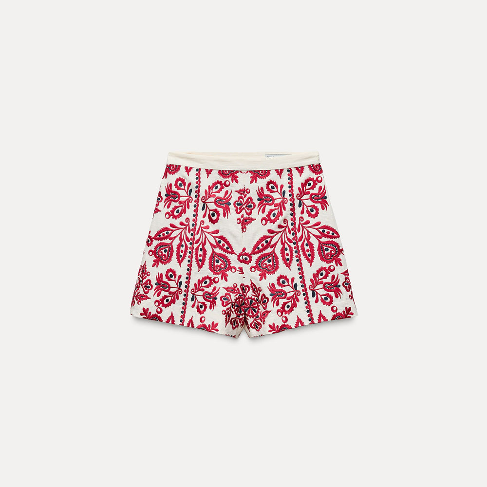 Moudda ZARA - Short taille haute brodé - Tunisie 2