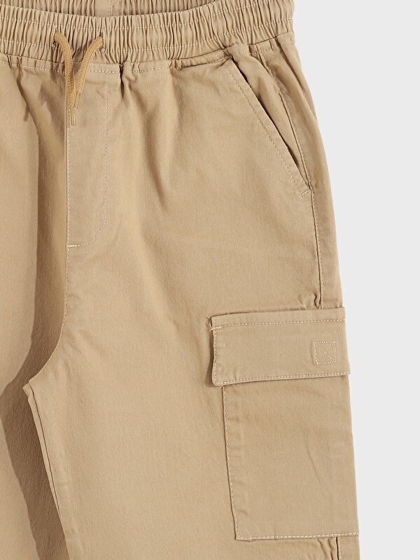 Moudda LC Waikiki - Pantalon tissé Garçon Beige foncé - Tunisie 4