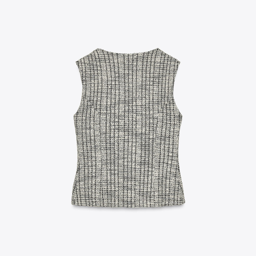 Moudda ZARA - Gilet - Jacquard & Double Boutonnage - Tunisie 2