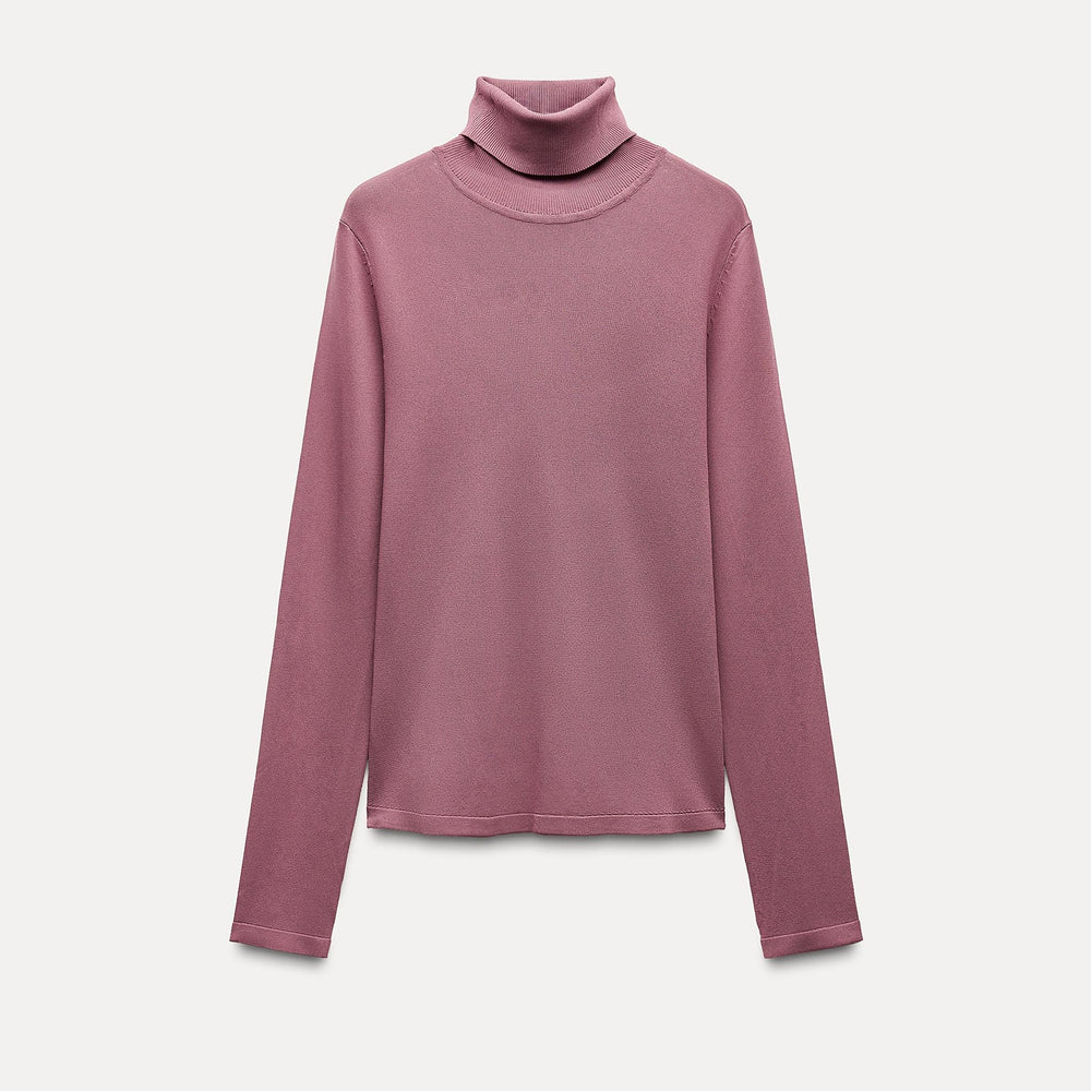 Moudda ZARA - Pull col montant extra-fin maille unie - Tunisie 2