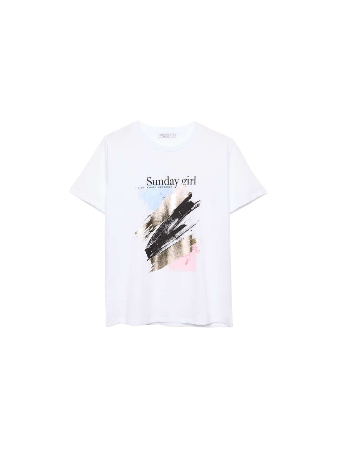 Moudda STRADIVARIUS - T-Shirt Manches courtes Graphique Foil - Tunisie 2
