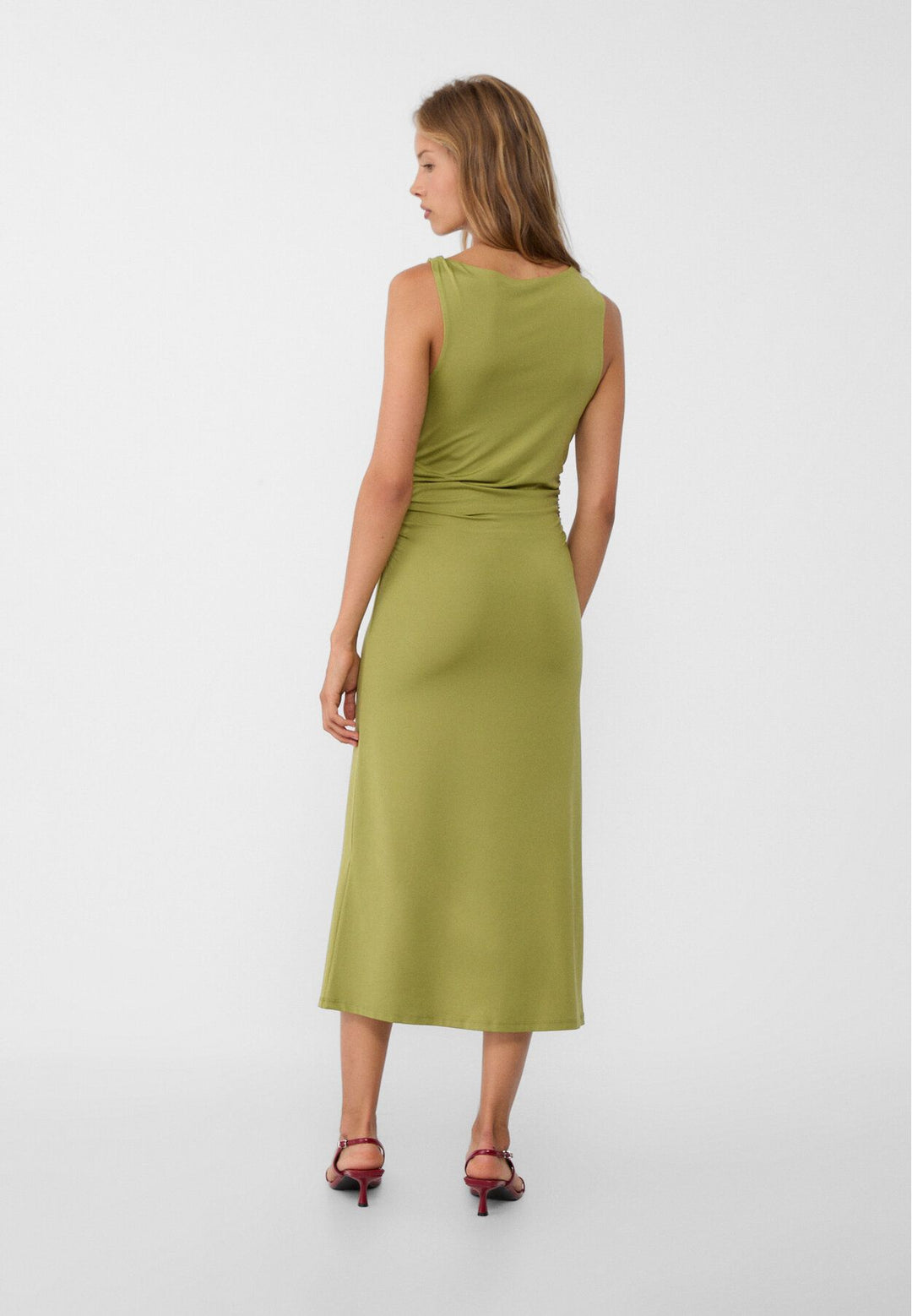 Moudda STRADIVARIUS - Robe Midi à Encolure Asymétrique - Tunisie 5
