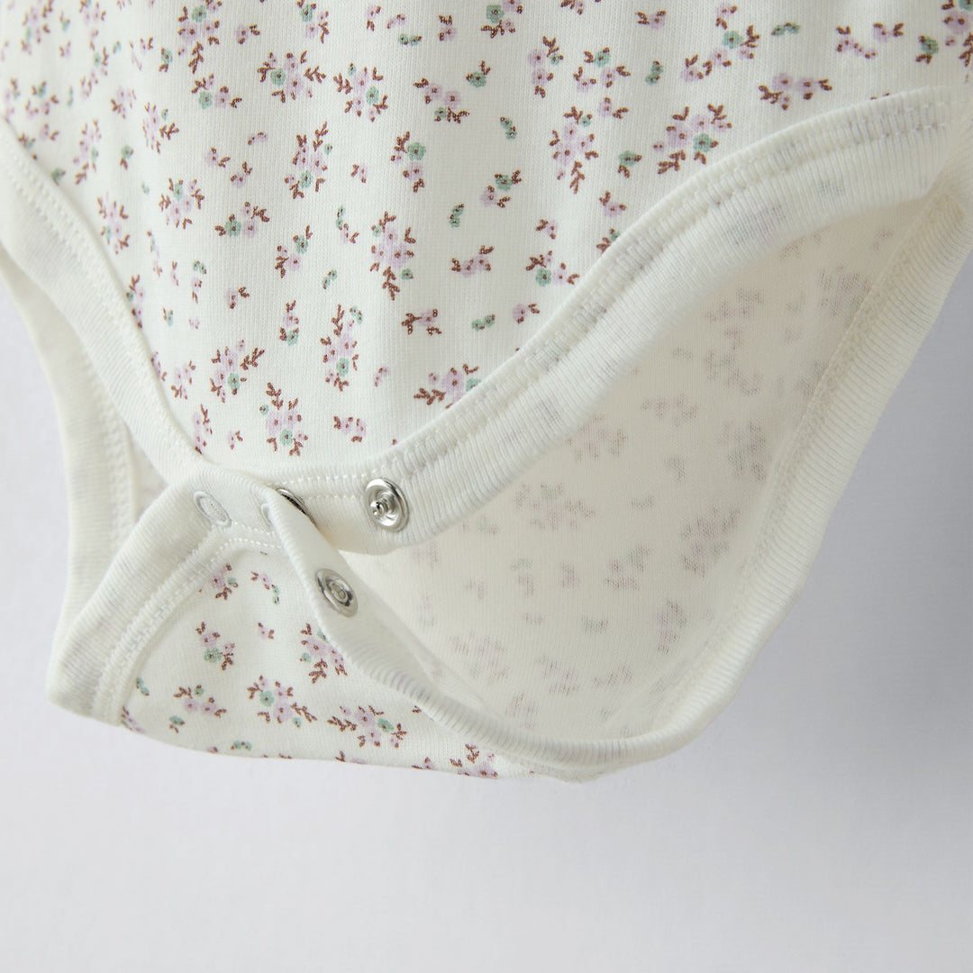 Moudda ZARA - Pack 5 bodies manches longues petites fleurs - Tunisie 4