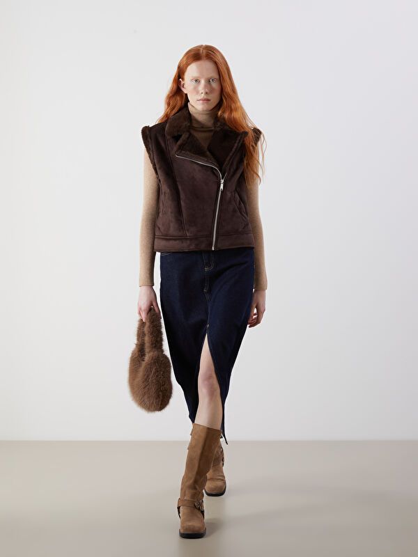 Moudda LC Waikiki - Veste sans manches Femme Brun - Tunisie 2