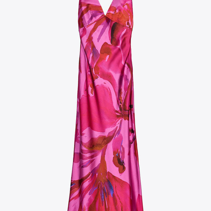 Moudda ZARA - Robe Midi Satin - Imprimé & Encolure Dos - Tunisie 1