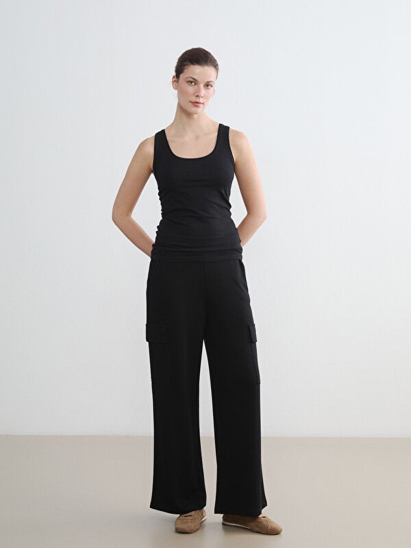 Moudda LC Waikiki - Débardeur basique en jersey pour Femme couleur Noir - Tunisie 2