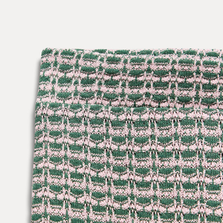 Moudda ZARA - Vert – pantalon 7/8 jacquard structuré - Tunisie 3