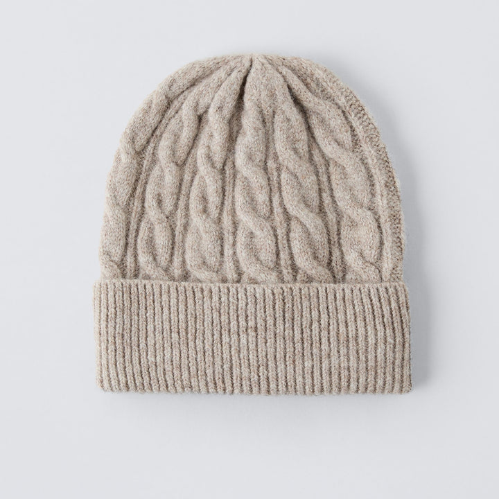 Moudda ZARA - Bonnet Ski Fille - Tresses & Laine (Naturel) - Tunisie 3