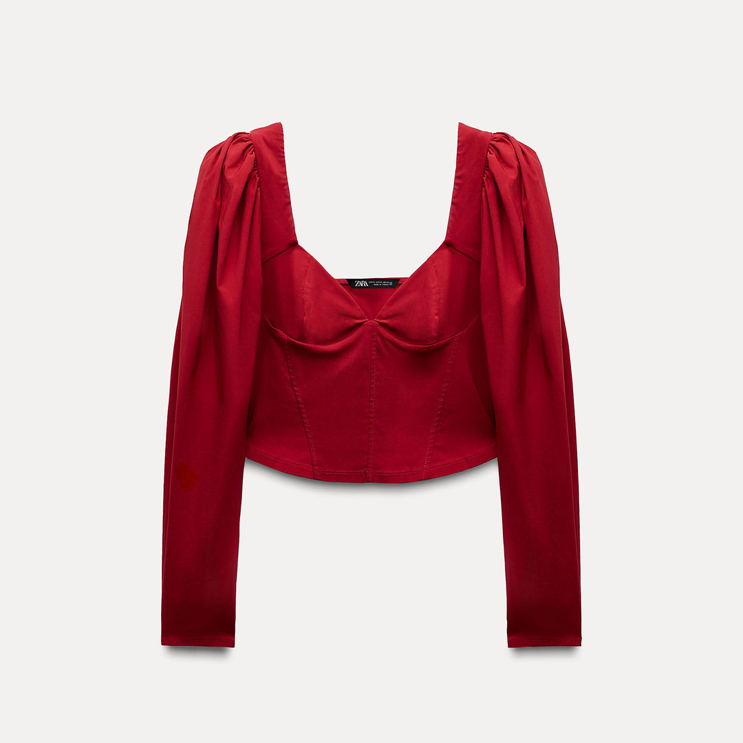 Moudda ZARA - Top Volume Manches Longues Stretch - Tunisie 1