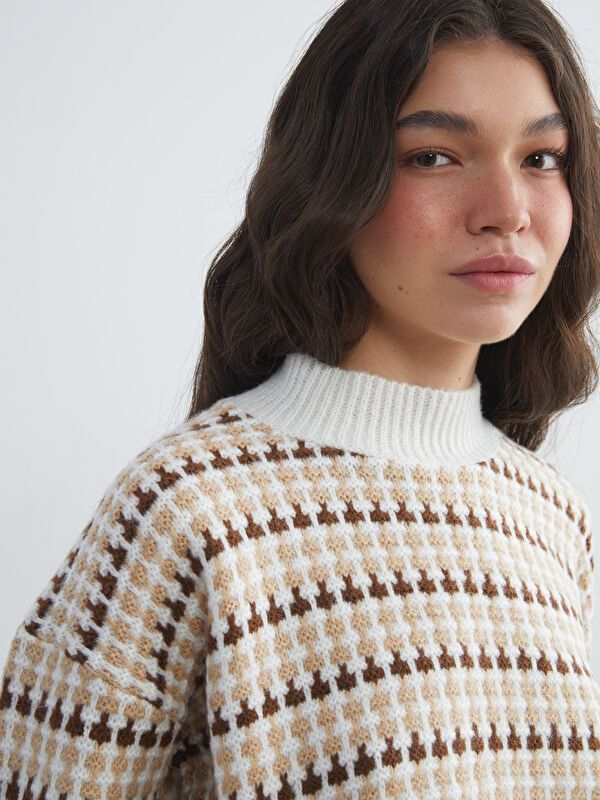 Moudda LC Waikiki - Pull en tricot Femme Chameau - Tunisie 3