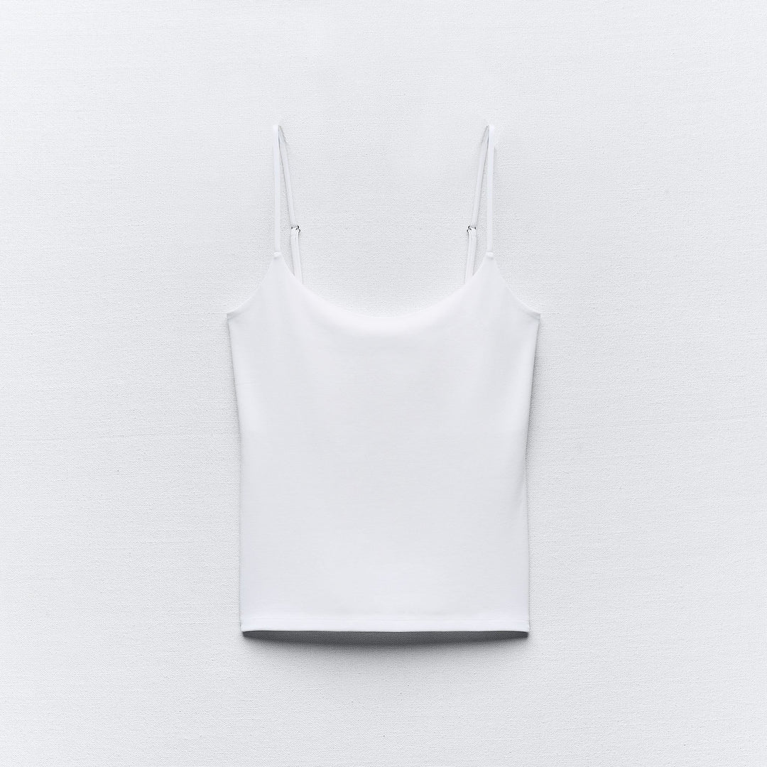Moudda ZARA - T-shirt bretelles ajustables, coton bio - Tunisie 1