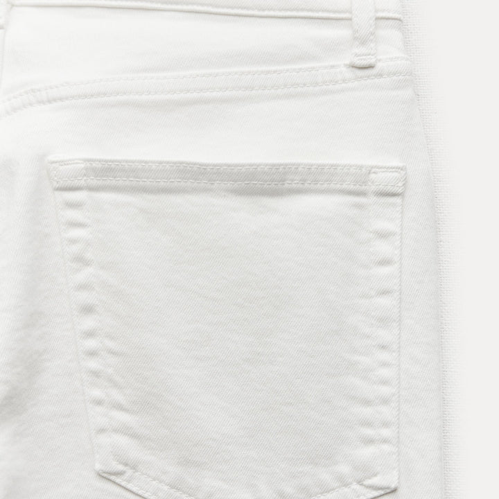 Moudda ZARA - Jean bootcut taille haute court blanc - Tunisie 6