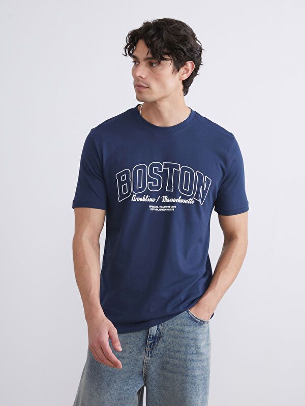 Moudda LC Waikiki - T-shirt imprimé manches courtes en jersey pour Homme - Tunisie 1
