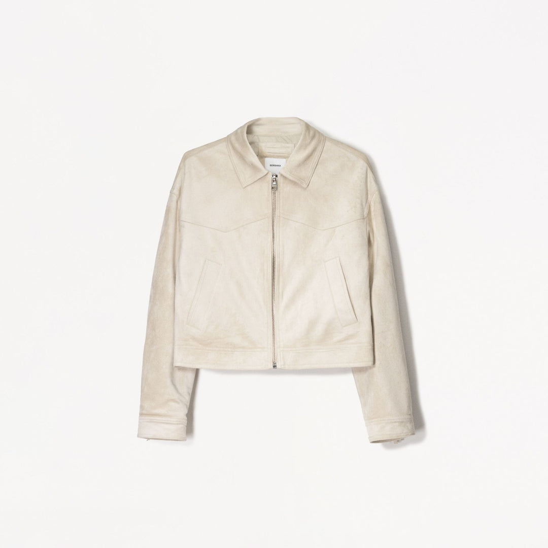 Moudda BERSHKA - Veste Style Suédé - Franges - Tunisie 1