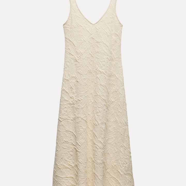 Moudda ZARA - Robe jacquard fluide, encolure ronde - Tunisie 1