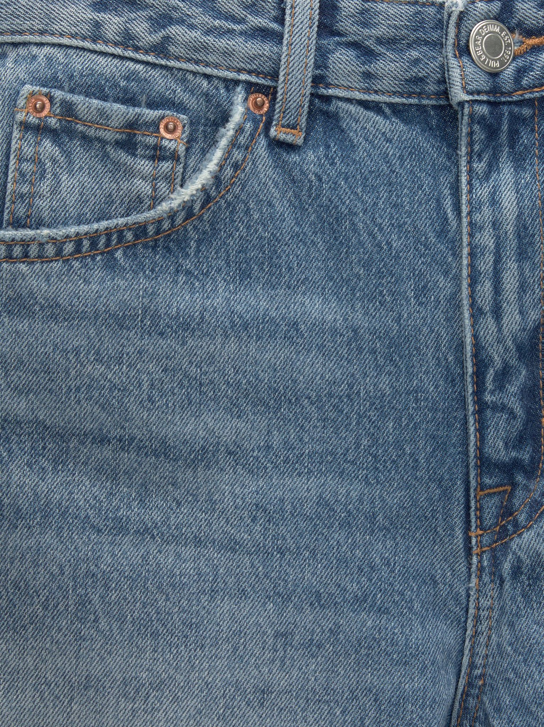 Moudda PULL & BEAR - Bermuda Denim Taille Haute Longue - Tunisie 3