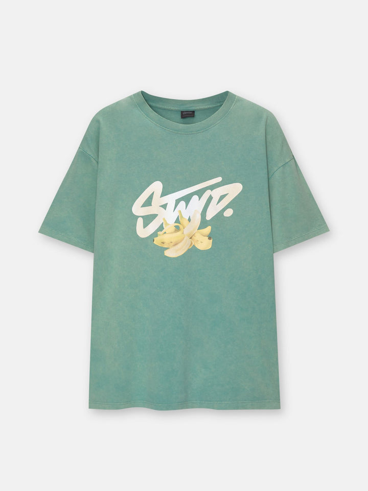 Moudda PULL & BEAR - T-Shirt Lavé Logo STWD Banane - Tunisie 2