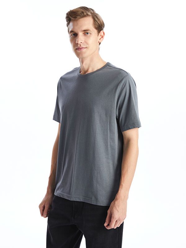 Moudda LC Waikiki - T-shirt basique col rond manches courtes en jersey - Tunisie 1