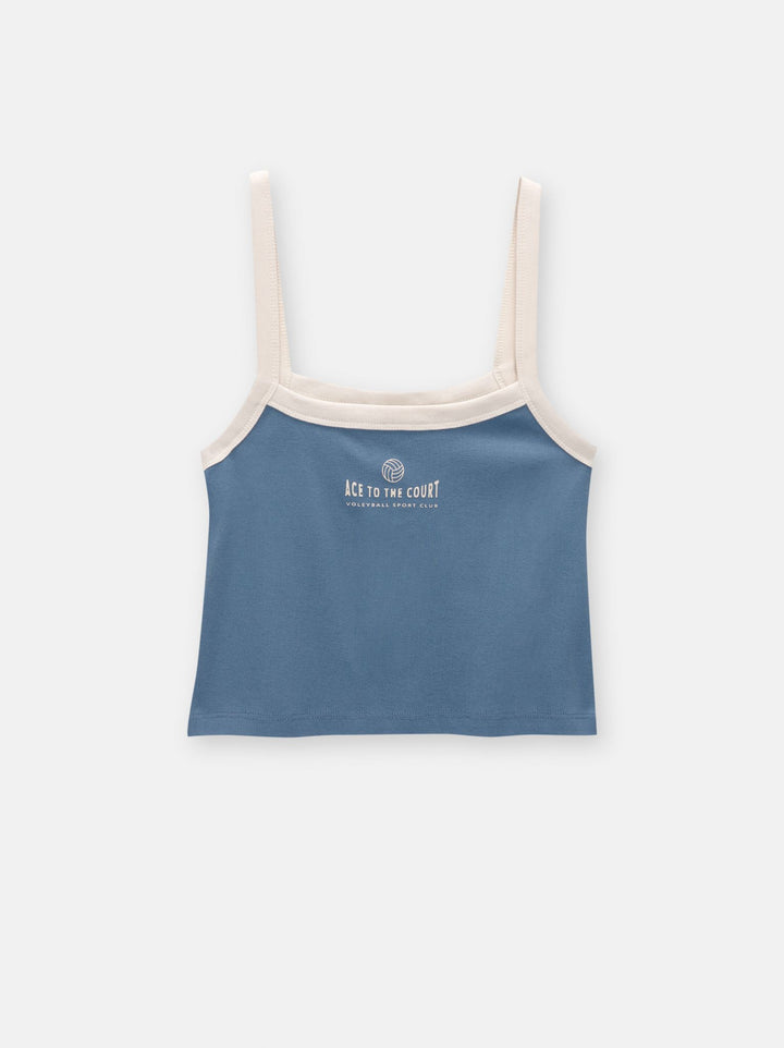 Moudda PULL & BEAR - Body Graphique Top Bretelles Sport - Tunisie 2